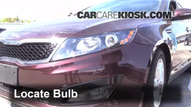 2013 Kia Optima LX 2.4L 4 Cyl. Luces Luz de giro delantera (reemplazar foco)